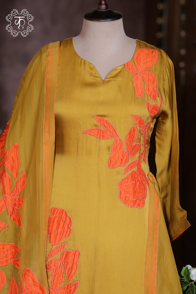 Ivory Hand‑Embroidered Designer Sharara Suit Set - Image 2
