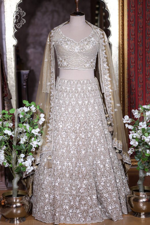 Hand Embroidered Heavy Designer Lehenga Choli Set
