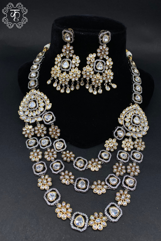 Rose Gold Floral AD Neckpiece - Image 2