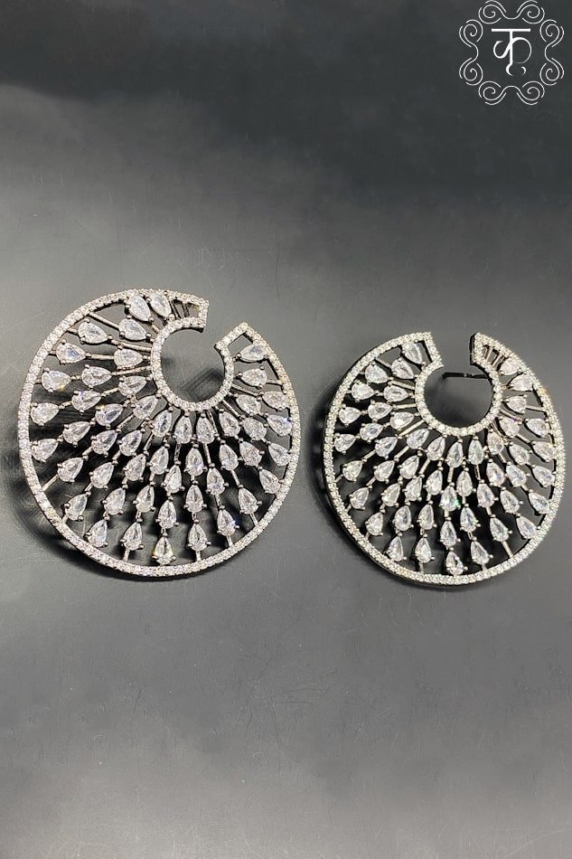 Silver AD Earring - Image 2