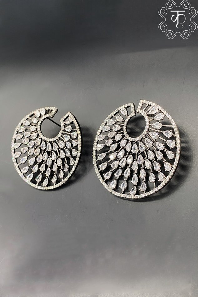 Silver AD Earring - Image 3
